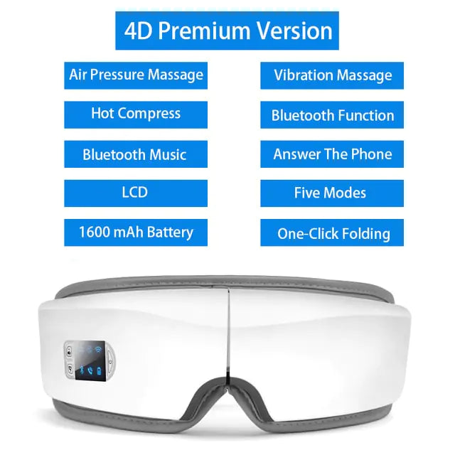 4D Smart Airbag Vibration Augenpflege-Massagegerät